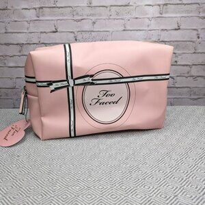 Too Faced - LARGE Cosmetic / Make Up bag - SUPER CUTE!